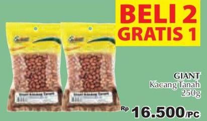 Promo Harga GIANT Kacang Kacangan Kacang Tanah 250 gr - Giant