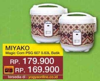 Promo Harga Miyako Magic Com PSG 607  - Yogya