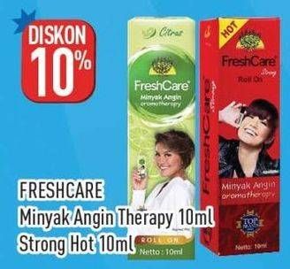 Promo Harga Fresh Care Minyak Angin Aromatherapy Hot Strong, Citrus 10 ml - Hypermart