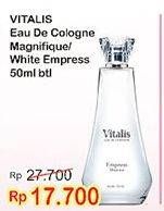 Promo Harga VITALIS Eau De Cologne Magnifique, White Empress 50 ml - Indomaret