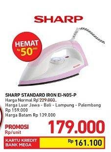 Promo Harga SHARP EI-N05 Iron Pink  - Carrefour