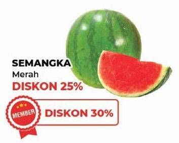 Promo Harga Semangka Merah per 100 gr - Yogya