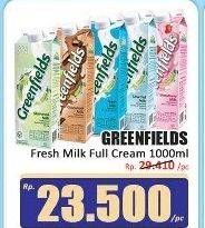 Promo Harga Greenfields Fresh Milk Full Cream 1000 ml - Hari Hari