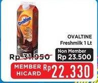 Promo Harga Ovaltine Fresh Milk 1000 ml - Hypermart