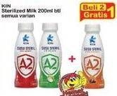Promo Harga KIN Fresh Milk All Variants 200 ml - Indomaret