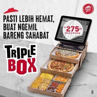 Promo Harga Pizza Hut Triple Box  - Pizza Hut