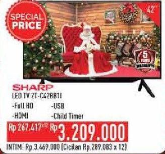 Promo Harga SHARP 2T-C42BB1i | Android TV 42"  - Hypermart