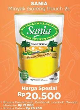 Promo Harga SANIA Minyak Goreng 2 ltr - Alfamart