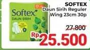 Promo Harga Softex Daun Sirih Wing 23cm 30 pcs - Alfamidi