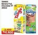 Promo Harga Tango Susu Sapi Segar Italian Chocolate, Banana Pudding 200 ml - Alfamart
