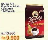 Promo Harga Kapal Api Kopi Bubuk Special Mix Gula Aren per 10 sachet 23 gr - Indomaret