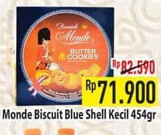 Promo Harga Monde Butter Cookies 454 gr - Hypermart