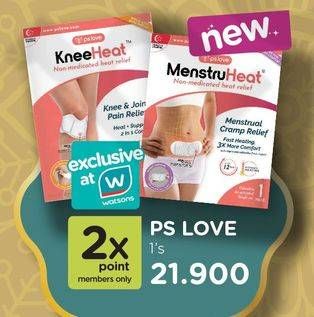 Promo Harga PS LOVE Non-medicated Heat Relief  - Watsons