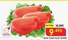 Promo Harga Tuna Fillet per 100 gr - Superindo