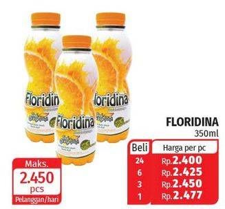 Promo Harga FLORIDINA Juice Pulp Orange 350 ml - Lotte Grosir