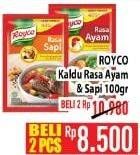 Promo Harga ROYCO Penyedap Rasa Ayam, Sapi 100 gr - Hypermart