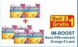 Promo Harga Imboost Bone Effervescent Orange 2 pcs - Indomaret