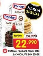Promo Harga Pondan Pancake Mix Chocolate, Cheese 250 gr - Superindo
