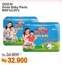 Promo Harga Goon Smile Baby Pants M20, L20 20 pcs - Indomaret