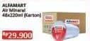 Promo Harga Alfamart Air Mineral per 48 pcs 240 ml - Alfamart