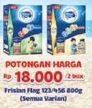 Promo Harga FRISIAN FLAG 123 Jelajah / 456 Karya All Variants per 2 box 800 gr - Indomaret