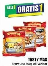 Promo Harga Tastymax Bratwurst All Variants 500 gr - Hari Hari
