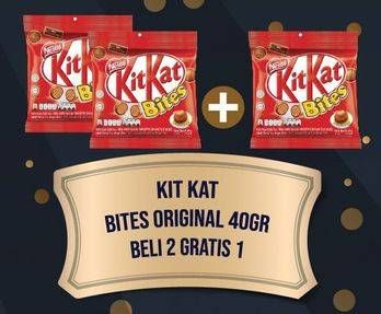 Promo Harga KIT KAT Bites Original 40 gr - Hypermart
