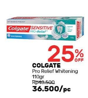 Promo Harga COLGATE Toothpaste Sensitive Pro Relief 110 gr - Guardian