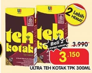 Promo Harga Ultra Teh Kotak 300 ml - Superindo