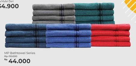 Promo Harga MERAH PUTIH Series Bath Towel  - Carrefour