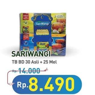 Promo Harga Sariwangi Teh Asli 92 gr - Hypermart