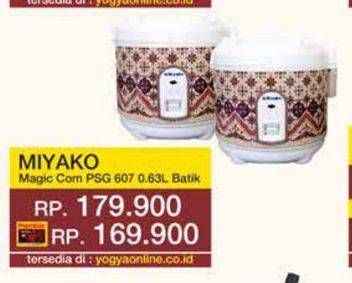 Promo Harga Miyako PSG 607 Batik Rice Cooker  - Yogya
