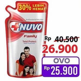 Promo Harga Nuvo Body Wash Total Protect, Mild Protect 825 ml - Alfamart
