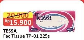 Promo Harga Tessa Facial Tissue TP01 225 pcs - Alfamart