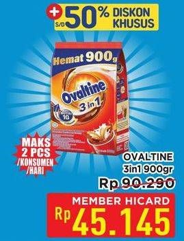 Promo Harga Ovaltine 3 In 1 900 gr - Hypermart