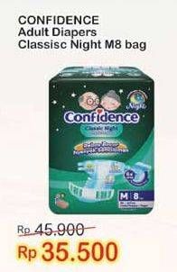 Promo Harga Confidence Adult Diapers Classic Night M8  - Indomaret