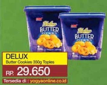 Promo Harga ASIA Delux Butter Cookies 350 gr - Yogya