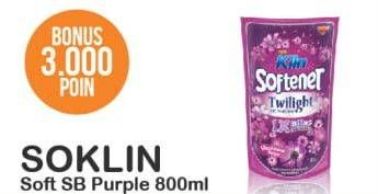 Promo Harga SO KLIN Softener Purple 800 ml - Alfamart