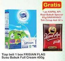 Promo Harga FRISIAN FLAG Susu Bubuk Full Cream 400 gr - Indomaret