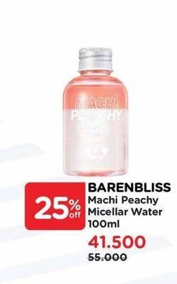 Promo Harga Barenbliss Machi Peachy Micellar Water 100 ml - Watsons