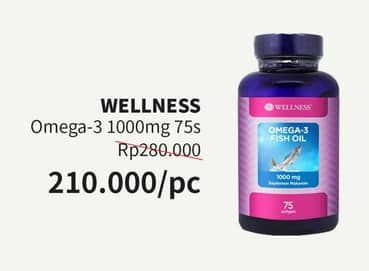 Promo Harga Wellness Omega 3 75 pcs - Guardian