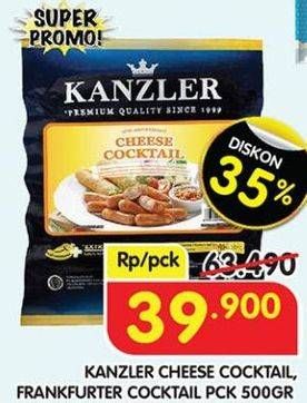 KANZLER Cheese Cocktail, Frankfurter Cocktail Pck 500gr
