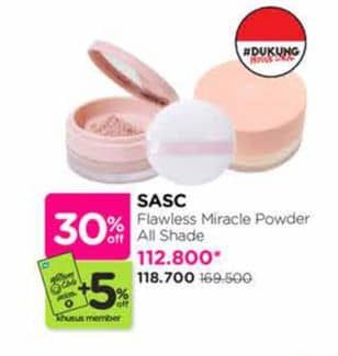 Promo Harga Sasc Flawless Miracle Powder All Variants  - Watsons