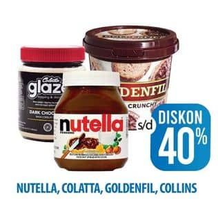 Promo Harga Nutella/Colatta/Goldenfil/Collins   - Hypermart