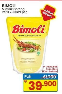 Promo Harga Bimoli Minyak Goreng 2000 ml - Indomaret