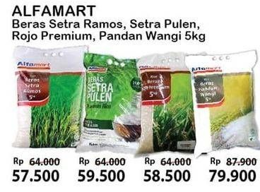 Promo Harga Alfamart Beras Setra Ramos 5 kg - Alfamart