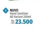 Promo Harga NUVO Hand Sanitizer All Variants 250 ml - LotteMart