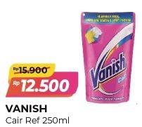 Promo Harga VANISH Penghilang Noda Cair Pink 250 ml - Alfamart