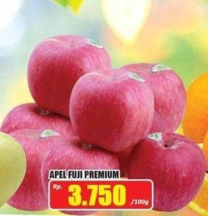 Promo Harga Apel Fuji Premium per 100 gr - Hari Hari