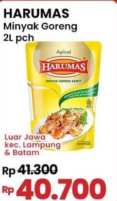 Promo Harga Harumas Minyak Goreng 2000 ml - Indomaret